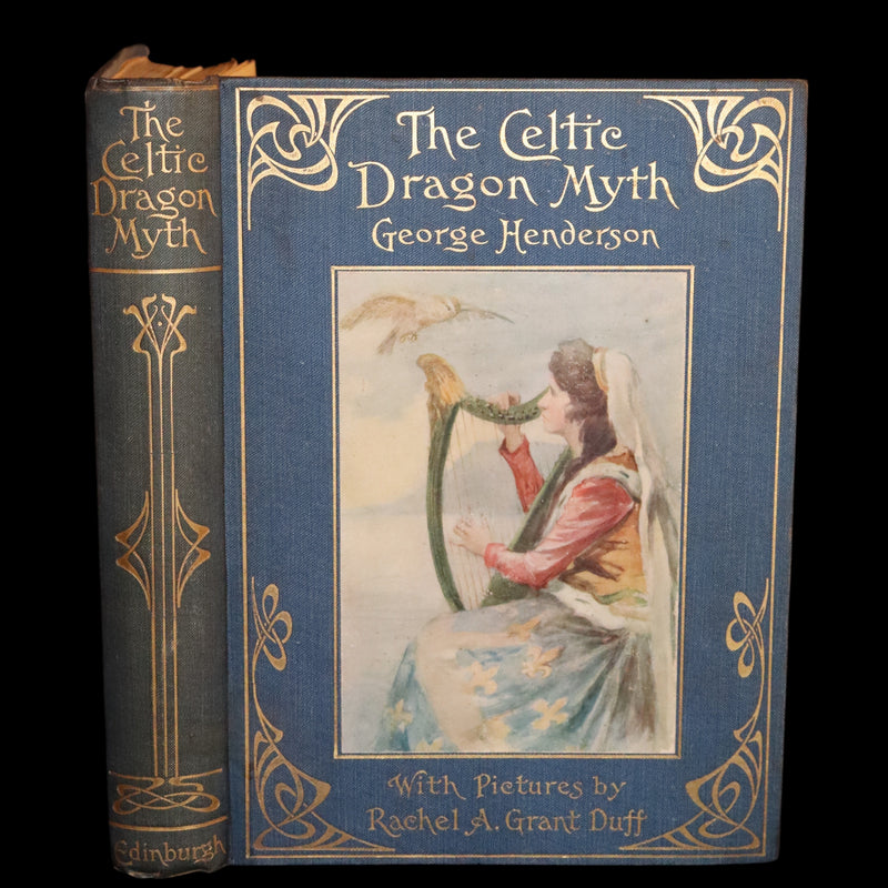 1911 Rare First Edition - The CELTIC DRAGON MYTH with the Geste of Faroch and the Dragon.