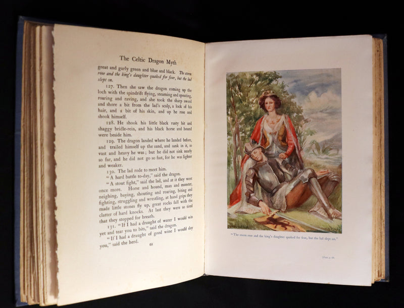 1911 Rare First Edition - The CELTIC DRAGON MYTH with the Geste of Faroch and the Dragon.