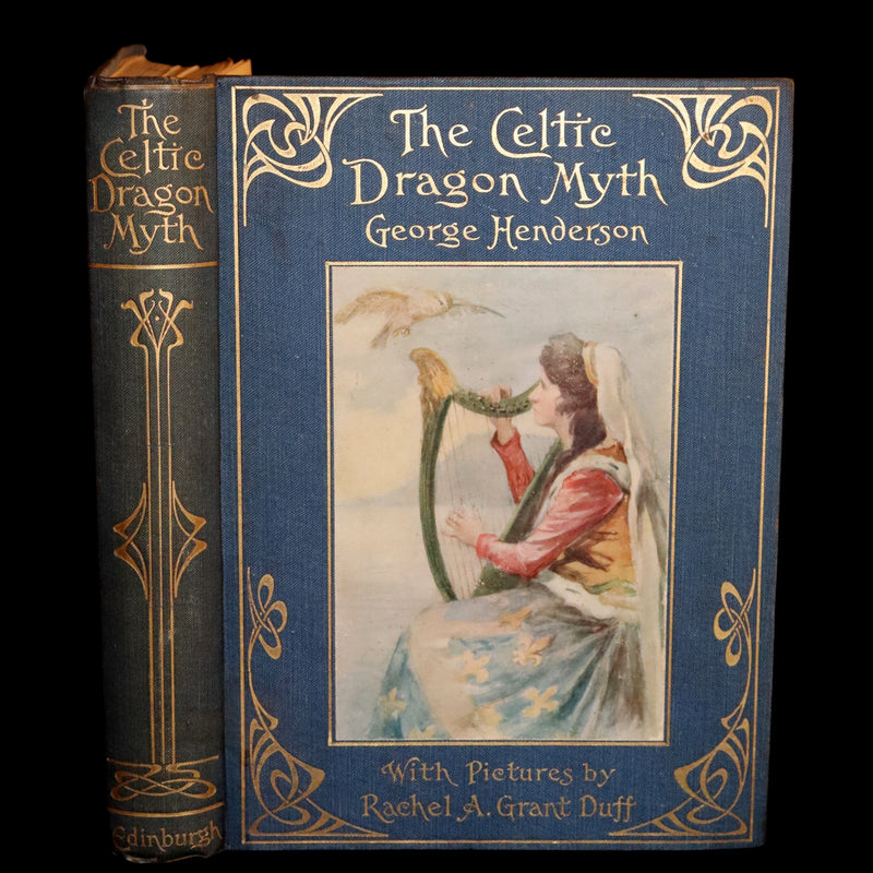 1911 Rare First Edition - The CELTIC DRAGON MYTH with the Geste of Faroch and the Dragon.