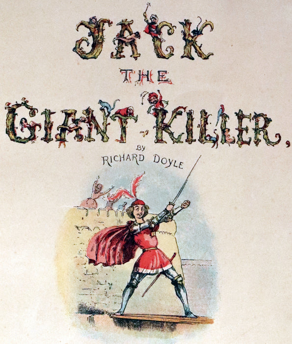 1888 Rare First Edition - JACK THE GIANT KILLER color illustrated by Richard Doyle.