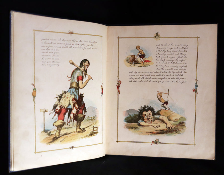 1888 Rare First Edition - JACK THE GIANT KILLER color illustrated by Richard Doyle.