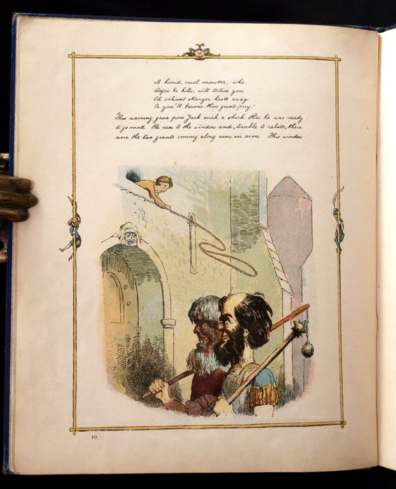 1888 Rare First Edition - JACK THE GIANT KILLER color illustrated by Richard Doyle.