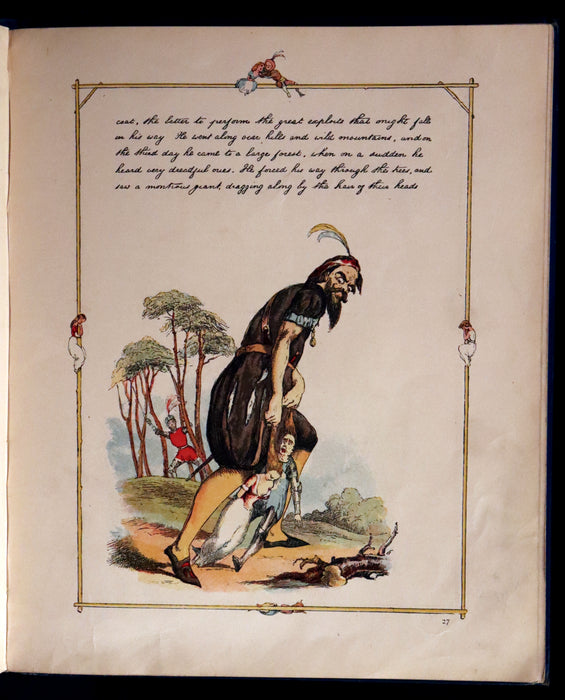 1888 Rare First Edition - JACK THE GIANT KILLER color illustrated by Richard Doyle.