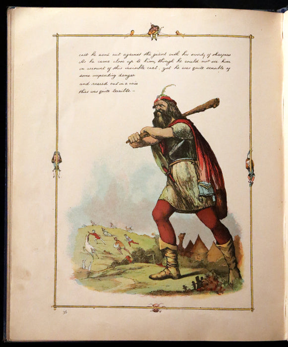 1888 Rare First Edition - JACK THE GIANT KILLER color illustrated by Richard Doyle.