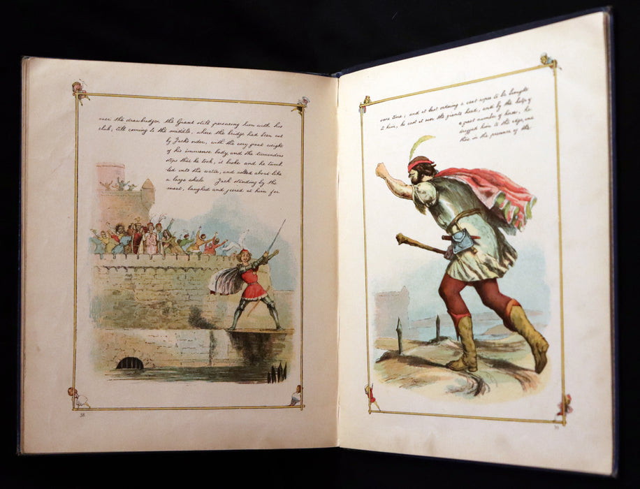 1888 Rare First Edition - JACK THE GIANT KILLER color illustrated by Richard Doyle.