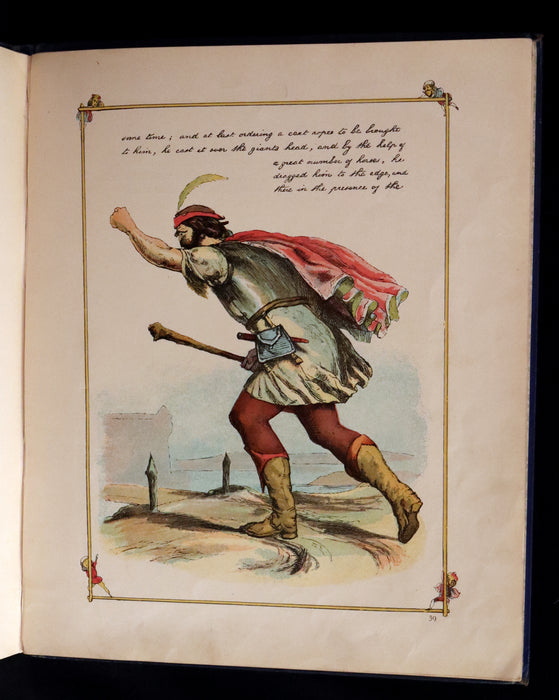 1888 Rare First Edition - JACK THE GIANT KILLER color illustrated by Richard Doyle.