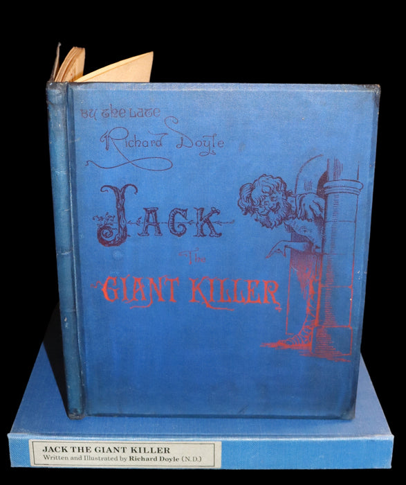 1888 Rare First Edition - JACK THE GIANT KILLER color illustrated by Richard Doyle.