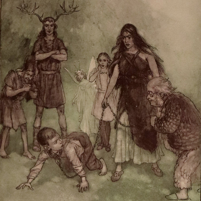 1914 Rare First Edition - THE FOREST RING by William C. De Mille, illustrated by Harold Sichel.