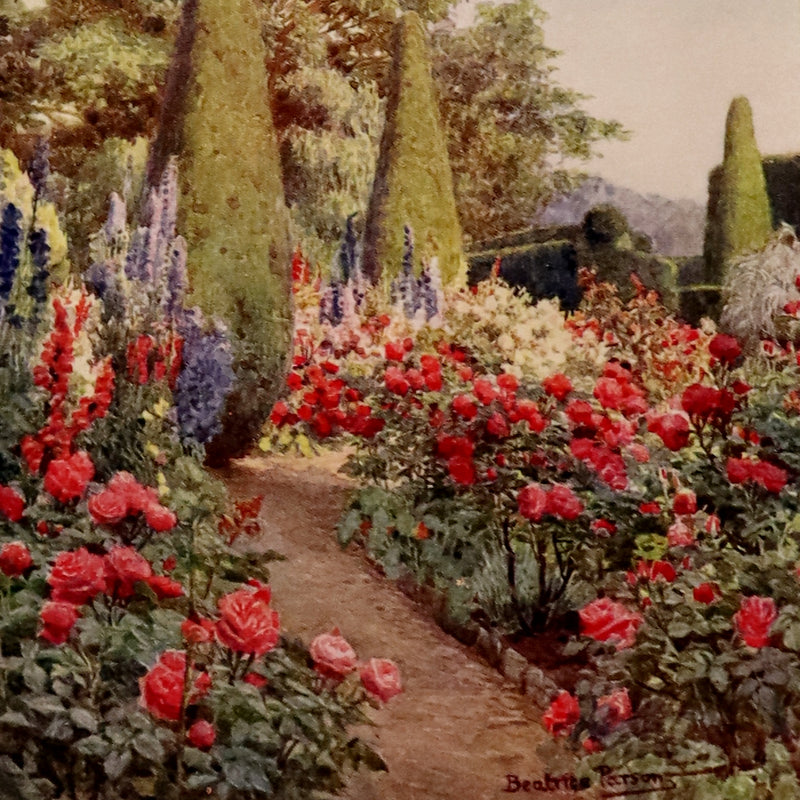 1914 Scarce Gardening Book - ROSES AND ROSE GARDENS by Walter P. Wright.