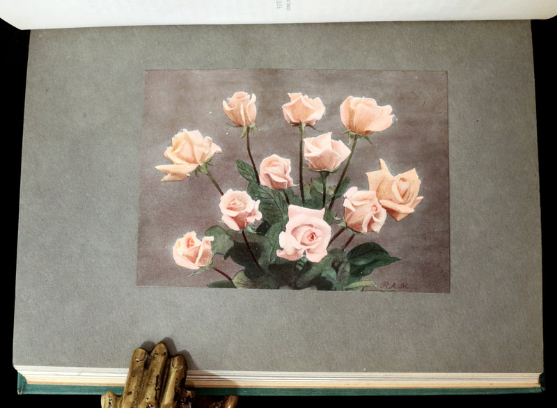1914 Scarce Gardening Book - ROSES AND ROSE GARDENS by Walter P. Wright.