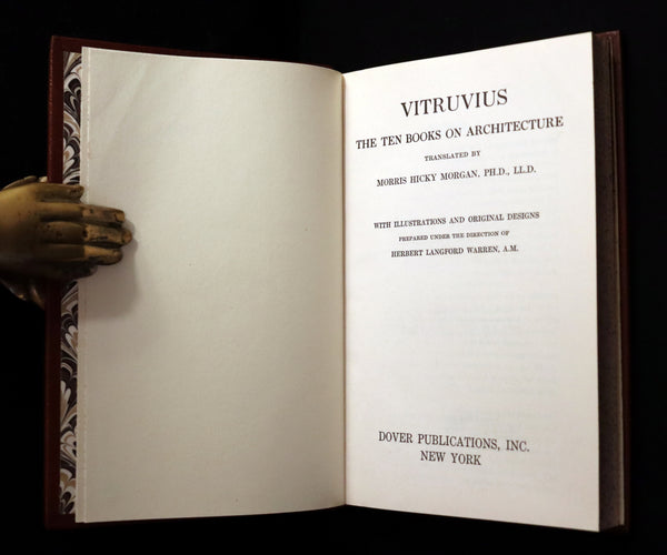 1960 ARCHITECTURE Book bound by Bayntun - Vitruvius, The Ten Books on Architecture.