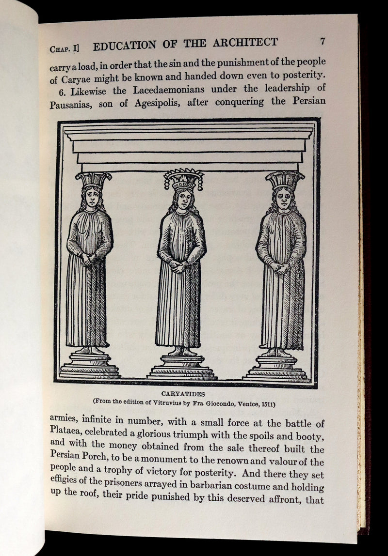 1960 ARCHITECTURE Book bound by Bayntun - Vitruvius, The Ten Books on Architecture.