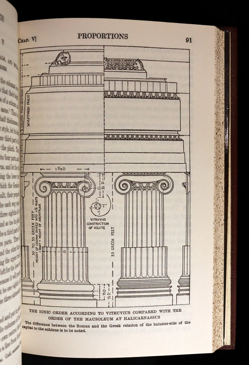 1960 ARCHITECTURE Book bound by Bayntun - Vitruvius, The Ten Books on Architecture.