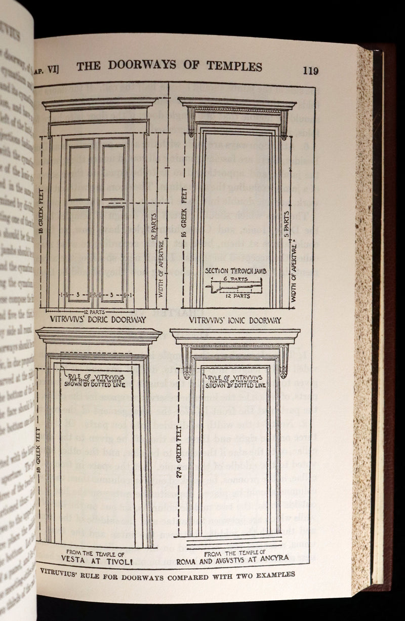 1960 ARCHITECTURE Book bound by Bayntun - Vitruvius, The Ten Books on Architecture.