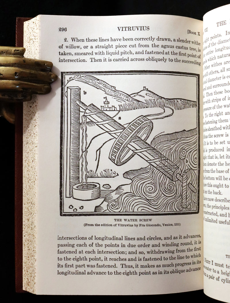 1960 ARCHITECTURE Book bound by Bayntun - Vitruvius, The Ten Books on Architecture.