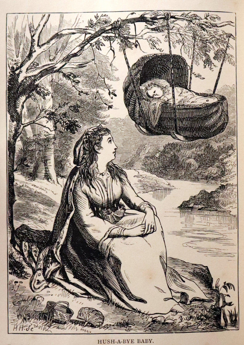 1870 Scarce First Edition ~ The Lost Legends of the Nursery Songs by Mary Senior Clark. Illustrated.
