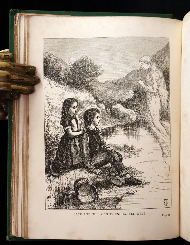 1870 Scarce First Edition ~ The Lost Legends of the Nursery Songs by Mary Senior Clark. Illustrated.