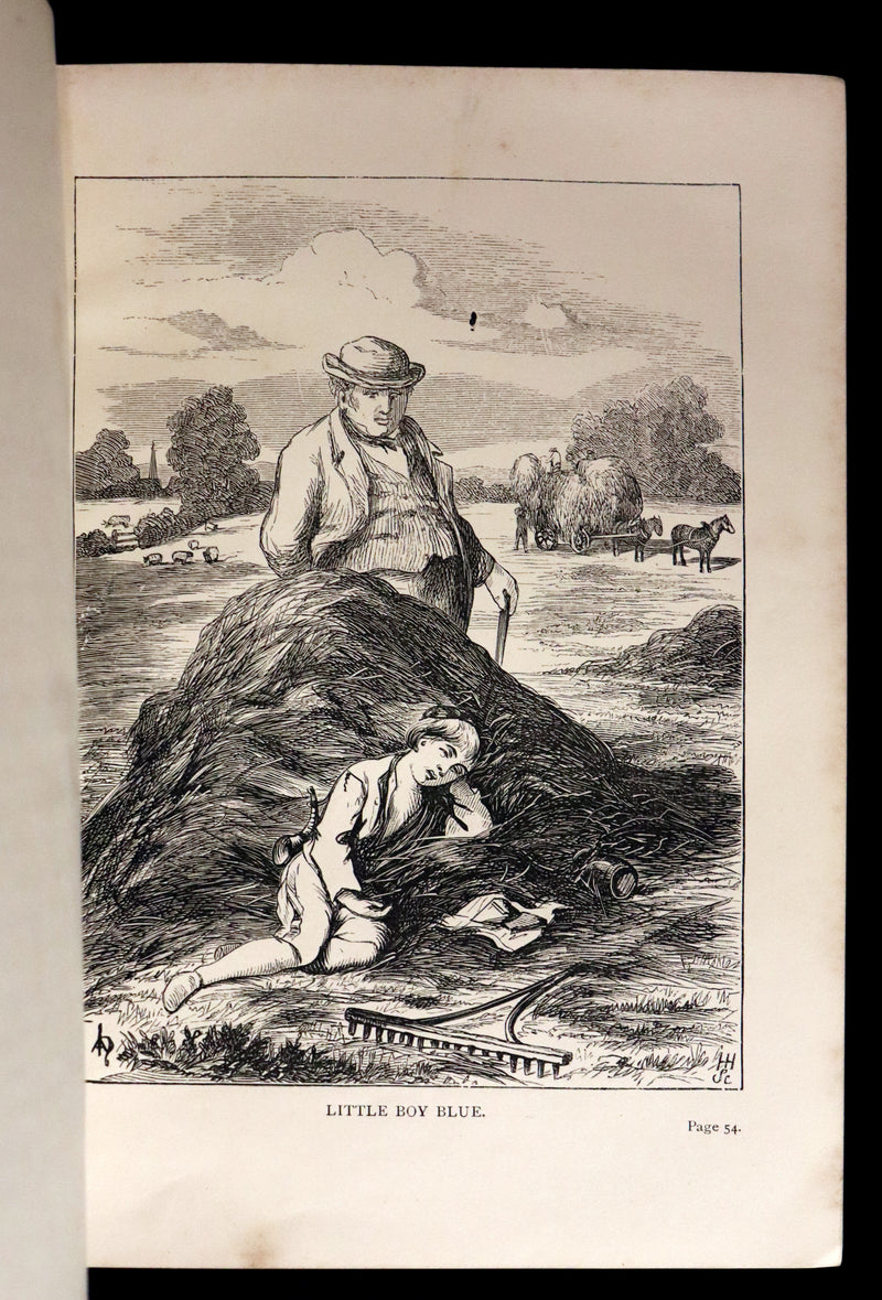 1870 Scarce First Edition ~ The Lost Legends of the Nursery Songs by Mary Senior Clark. Illustrated.