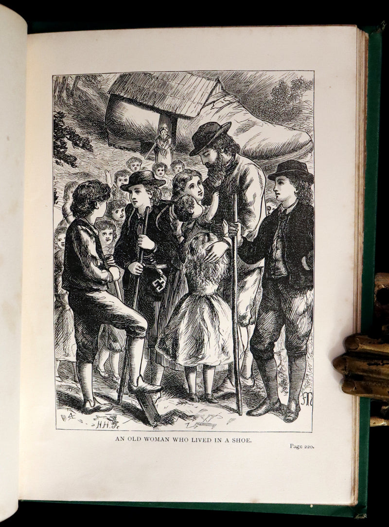 1870 Scarce First Edition ~ The Lost Legends of the Nursery Songs by Mary Senior Clark. Illustrated.