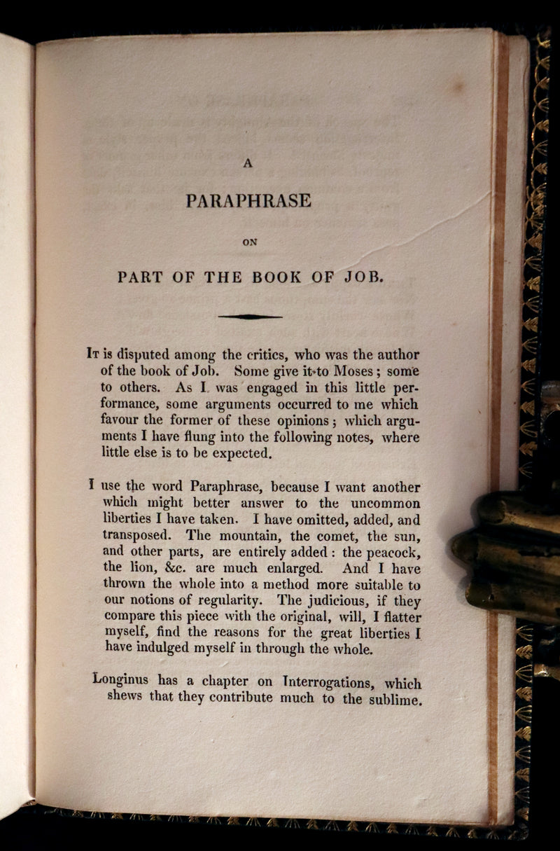 1821 Rare Book ~ The Complaint, or, Night Thoughts on Life, Death, and Immortality by Edward Young.
