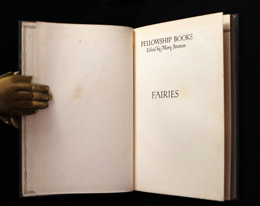 1913 Rare Book - FAIRIES by G.M. Faulding being A Fellowship Book. First Edition.