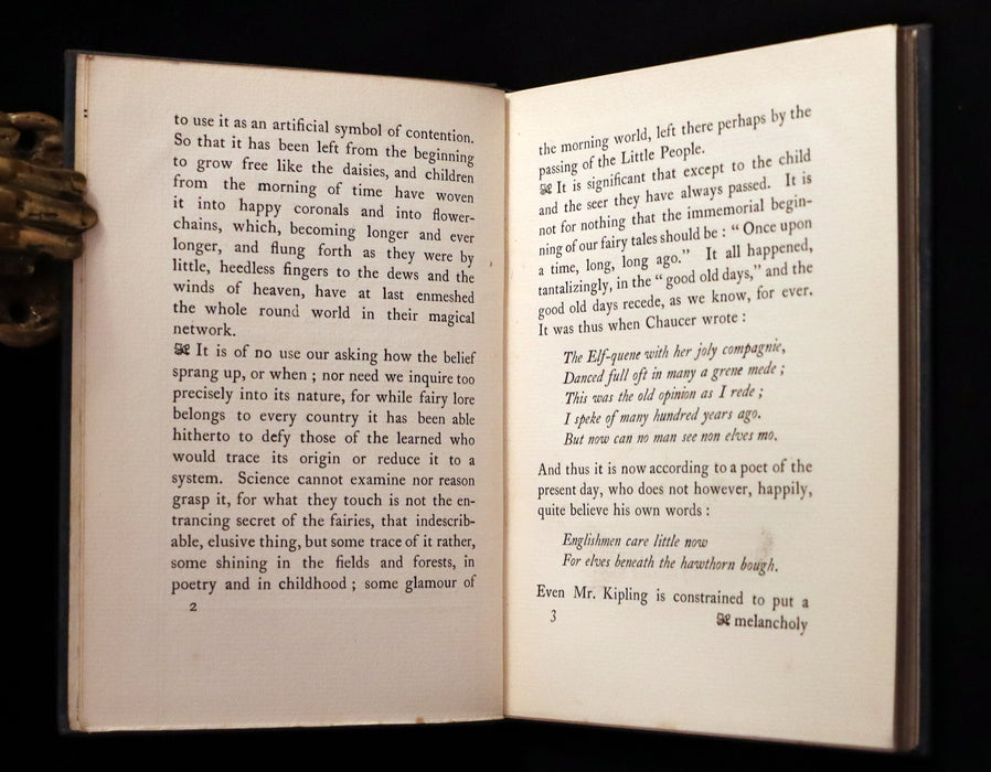 1913 Rare Book - FAIRIES by G.M. Faulding being A Fellowship Book. First Edition.