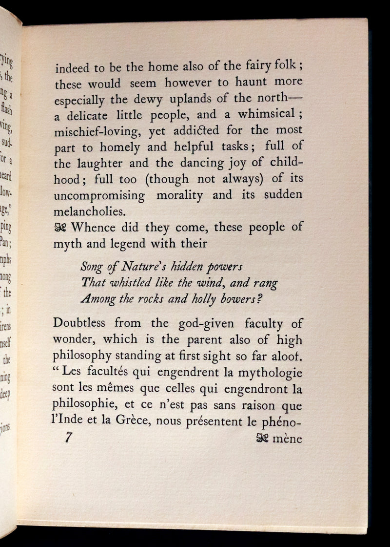 1913 Rare Book - FAIRIES by G.M. Faulding being A Fellowship Book. First Edition.