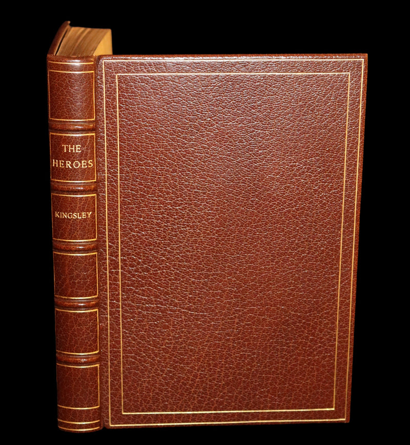 1856 KNICKERBOCKER PRESS Bindery - The Heroes or Greek Fairy Tales by Charles Kingsley. First Edition.