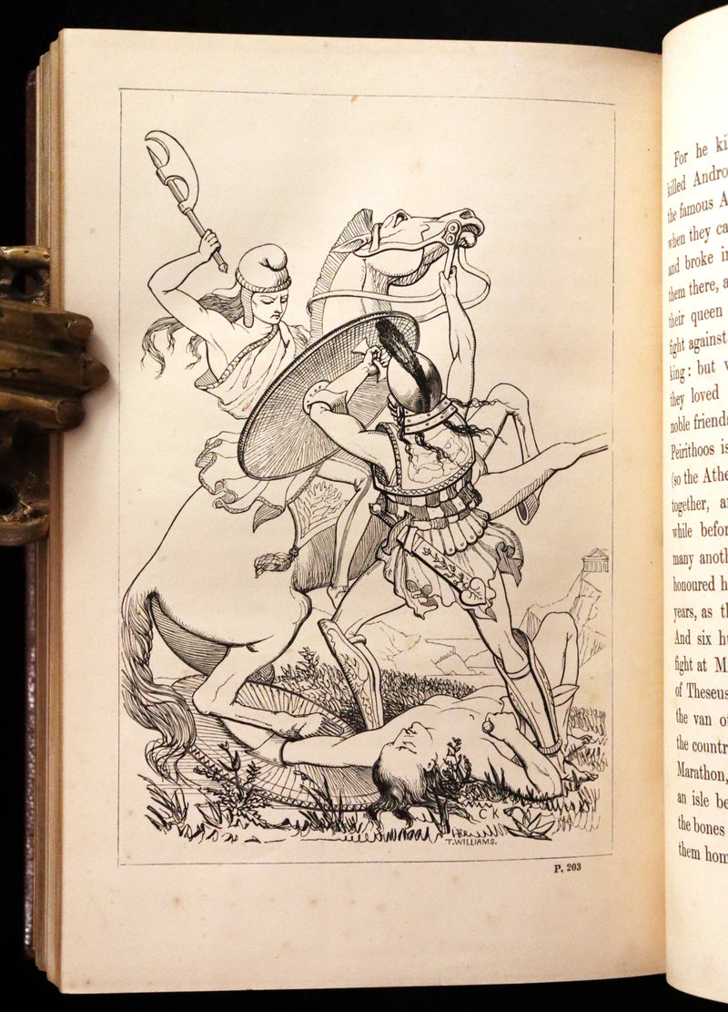 1856 KNICKERBOCKER PRESS Bindery - The Heroes or Greek Fairy Tales by Charles Kingsley. First Edition.