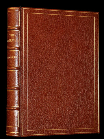 1856 KNICKERBOCKER PRESS Bindery - The Heroes or Greek Fairy Tales by Charles Kingsley. First Edition.
