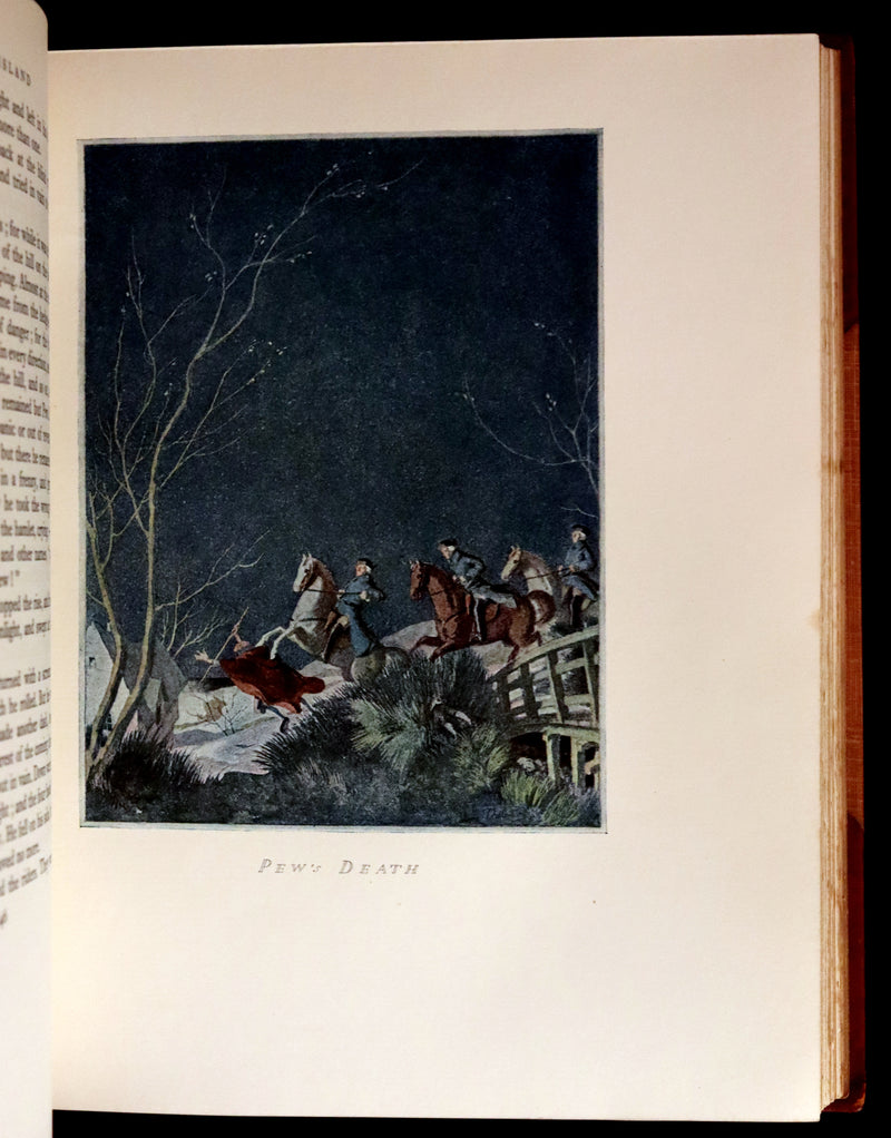 1927 Birdsall Binding - TREASURE ISLAND by Stevenson. First DULAC Illustrated Edition.