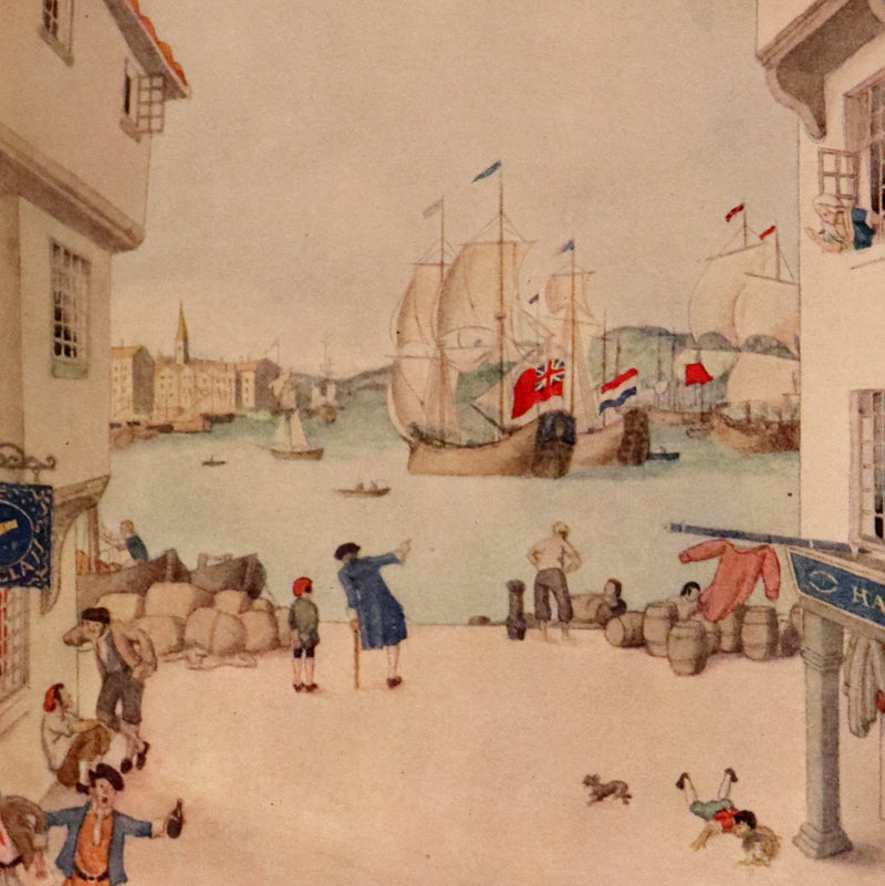 1927 Birdsall Binding - TREASURE ISLAND by Stevenson. First DULAC Illustrated Edition.