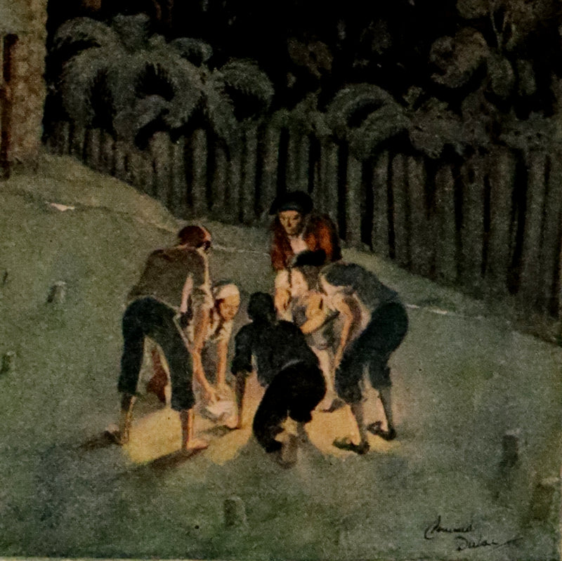 1927 Birdsall Binding - TREASURE ISLAND by Stevenson. First DULAC Illustrated Edition.