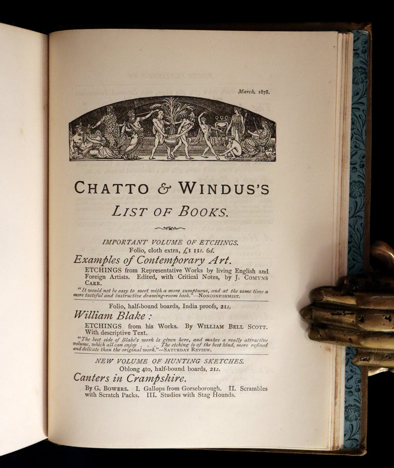 1879 Scarce First Edition - TALES OF OLD THULÊ by John Moyr Smith. Illustrated.