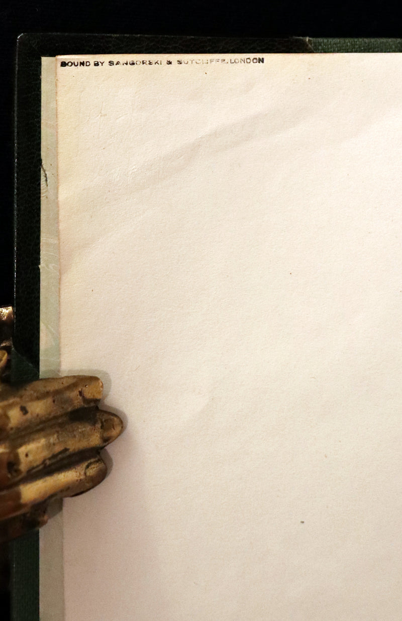 1904 Sangorski & Sutcliffe binding - Dickens' Posthumous Papers of the Pickwick Club.