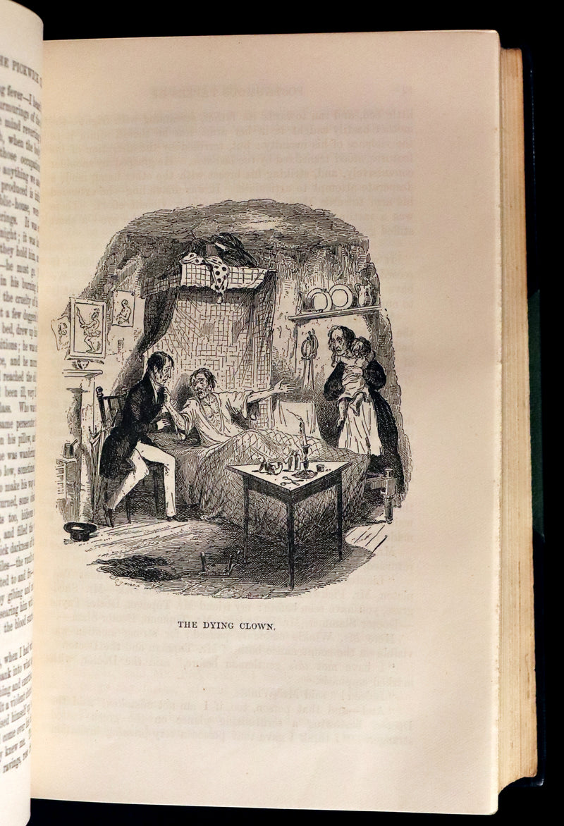 1904 Sangorski & Sutcliffe binding - Dickens' Posthumous Papers of the Pickwick Club.