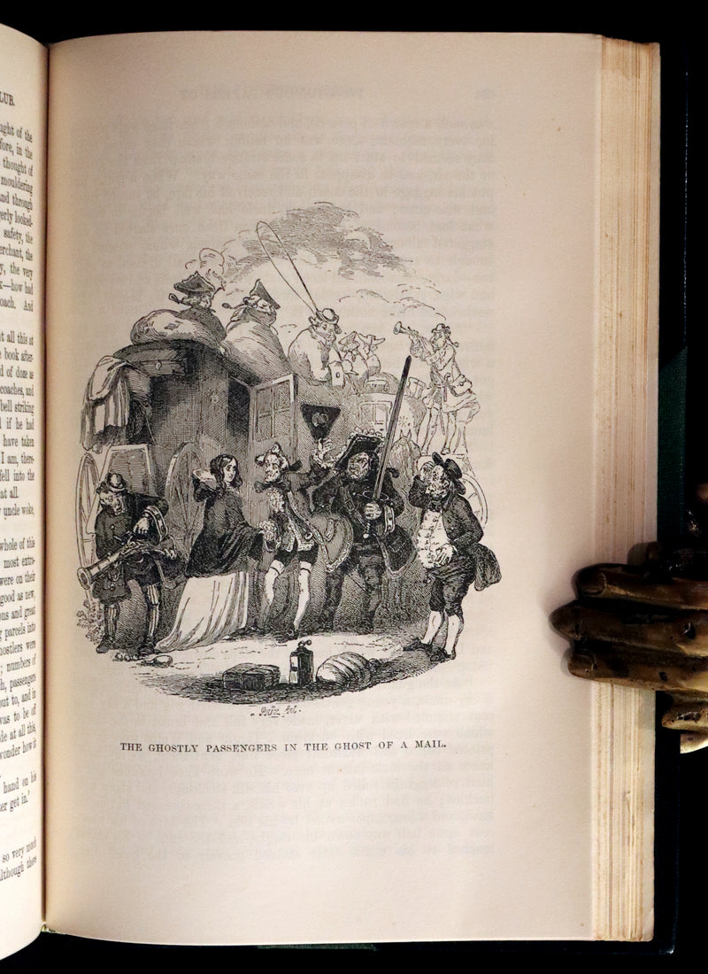 1904 Sangorski & Sutcliffe binding - Dickens' Posthumous Papers of the Pickwick Club.