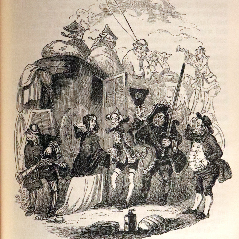 1904 Sangorski & Sutcliffe binding - Dickens' Posthumous Papers of the Pickwick Club.