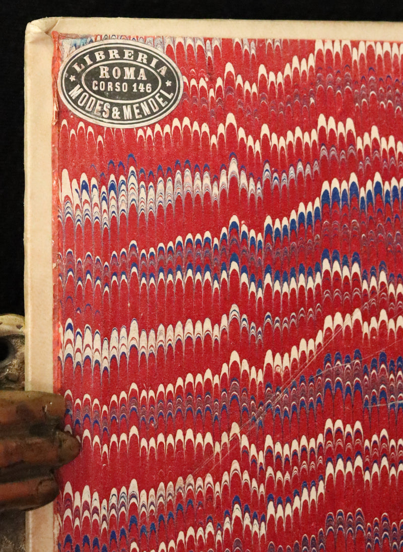 1886 Rare Italian Vellum Book - La Divina Commedia di DANTE ALIGHIERI - Divine Comedy.