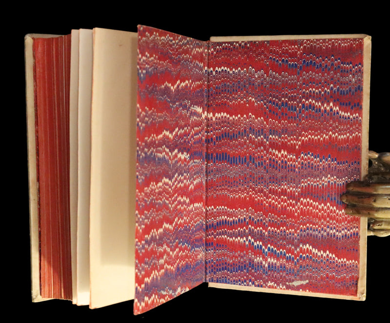 1886 Rare Italian Vellum Book - La Divina Commedia di DANTE ALIGHIERI - Divine Comedy.