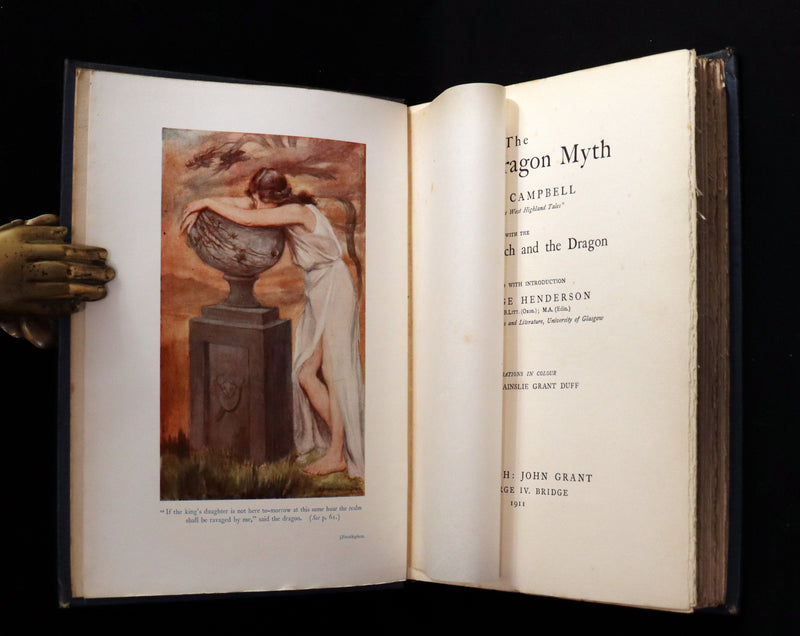 1911 Rare First Edition - The CELTIC DRAGON MYTH with the Geste of Faroch and the Dragon.
