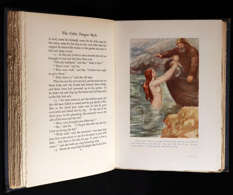 1911 Rare First Edition - The CELTIC DRAGON MYTH with the Geste of Faroch and the Dragon.