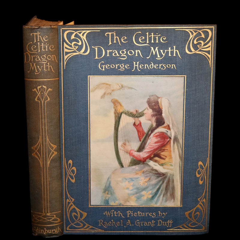 1911 Rare First Edition - The CELTIC DRAGON MYTH with the Geste of Faroch and the Dragon.