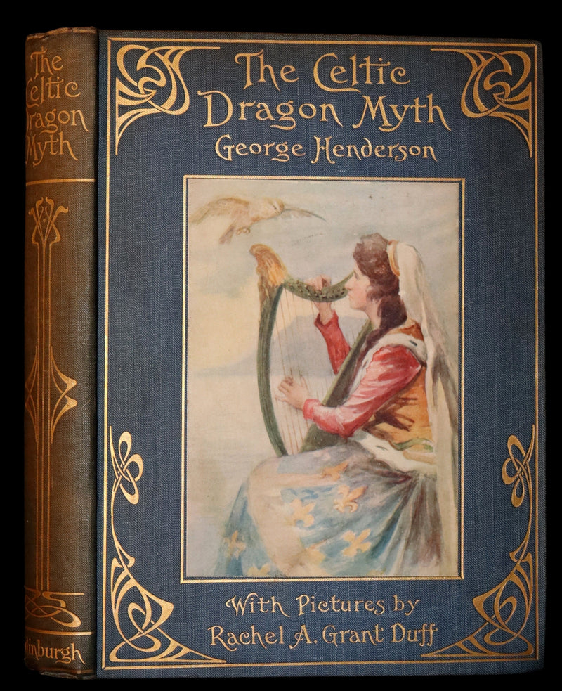 1911 Rare First Edition - The CELTIC DRAGON MYTH with the Geste of Faroch and the Dragon.