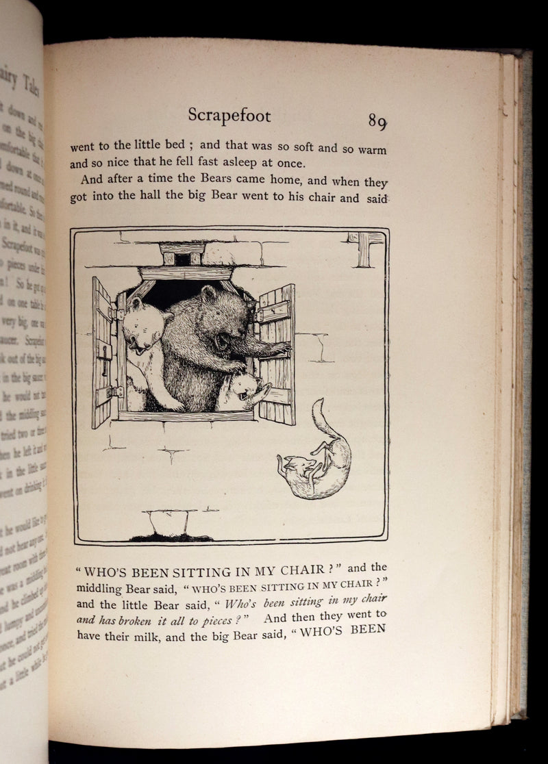 1894 Scarce First Edition - More English Fairy Tales by Joseph Jacobs, illustrated by John D. Batten.