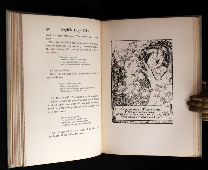 1894 Scarce First Edition - More English Fairy Tales by Joseph Jacobs, illustrated by John D. Batten.