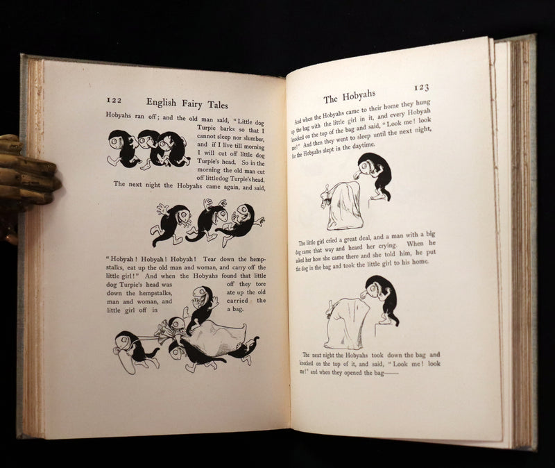 1894 Scarce First Edition - More English Fairy Tales by Joseph Jacobs, illustrated by John D. Batten.