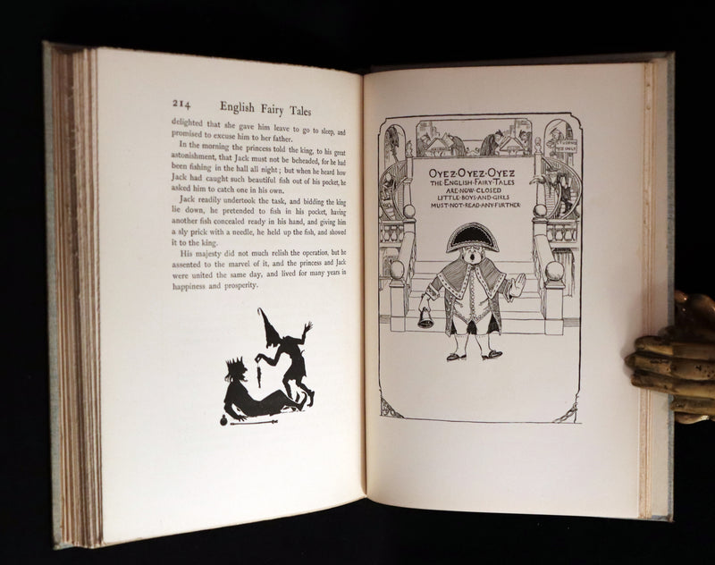 1894 Scarce First Edition - More English Fairy Tales by Joseph Jacobs, illustrated by John D. Batten.