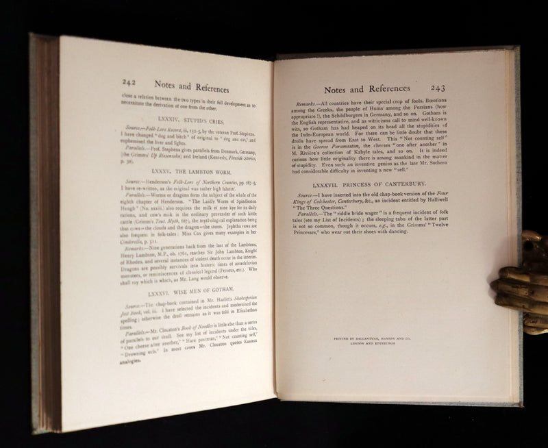 1894 Scarce First Edition - More English Fairy Tales by Joseph Jacobs, illustrated by John D. Batten.