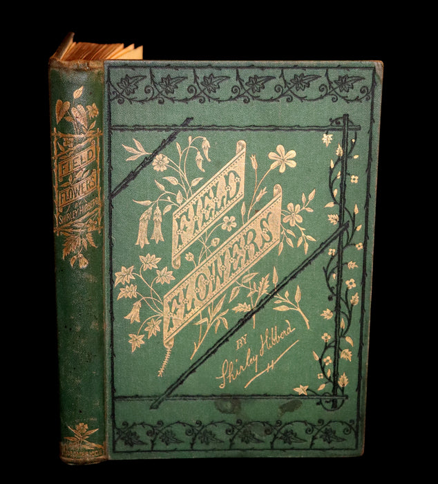 1870 Rare First Edition - FIELD FLOWERS, A handy-book for the rambling by the famous botanist James Shirley Hibberd.